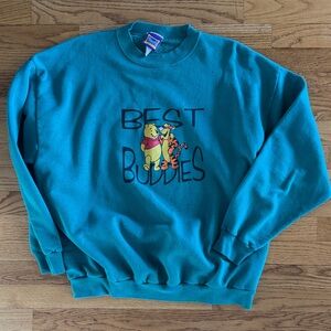 Vintage Disney Pooh Best Buddies Sweatshirt XL